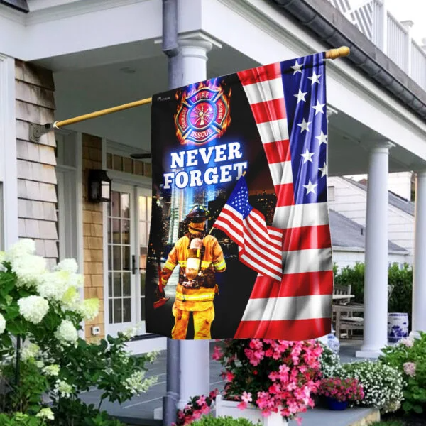 9 11 Never Forget Flag Patriot Day American Flag