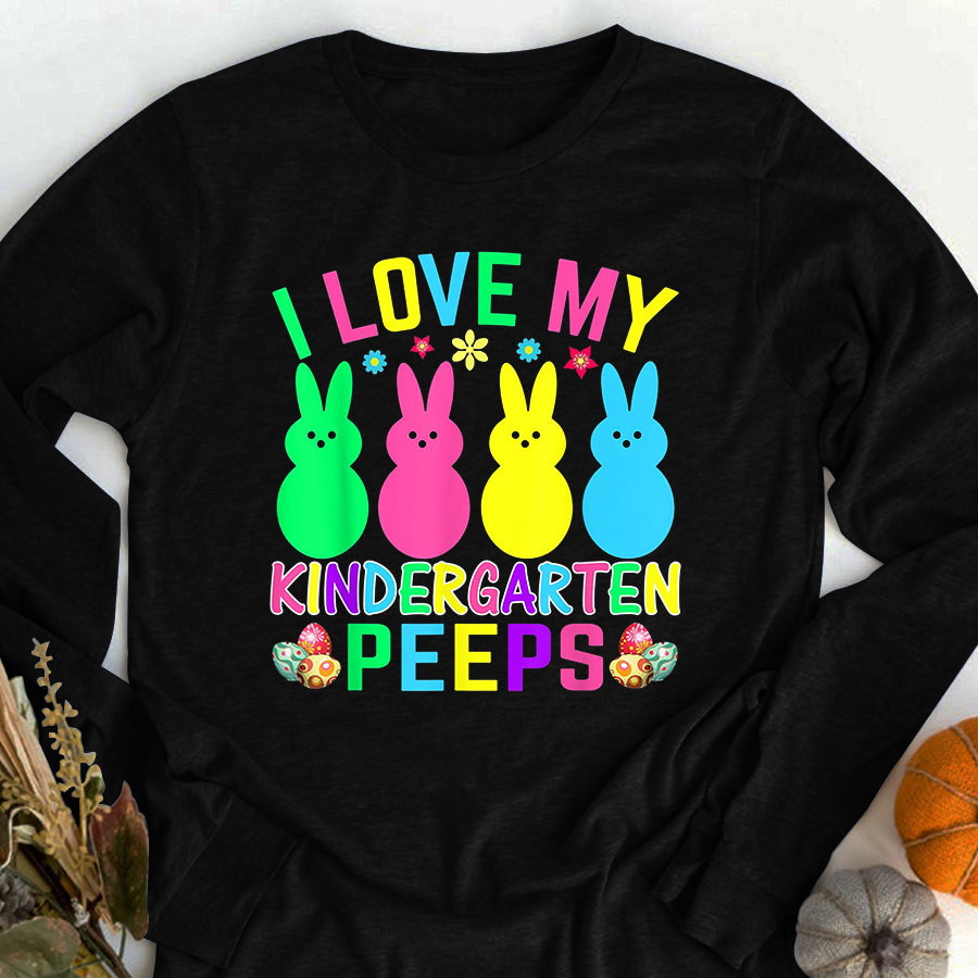Easter Shirt Teaching My Favorite Peeps Easter Day Funny Teacher Presents T-Shirt Funny Easter Gift