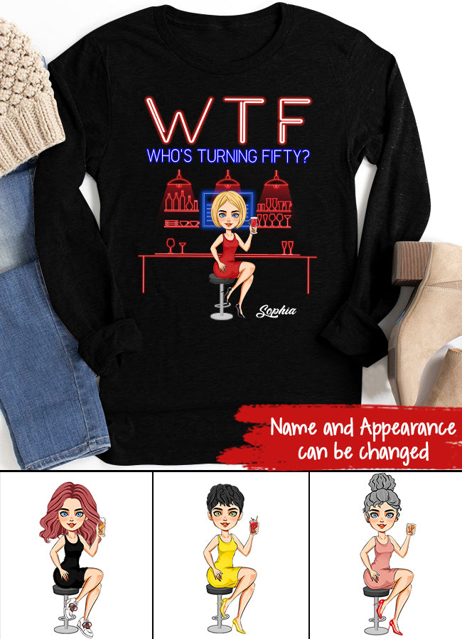 Fiffty Shirt I'm 50 - Vintage 1972 Shirt, 50th Birthday Unique Gifts For Woman, 50th Birthday Ideas, Turning 50 Years Old Cotton Shirt