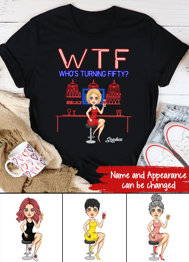 Fiffty Shirt I'm 50 - Vintage 1972 Shirt, 50th Birthday Unique Gifts For Woman, 50th Birthday Ideas, Turning 50 Years Old Cotton Shirt