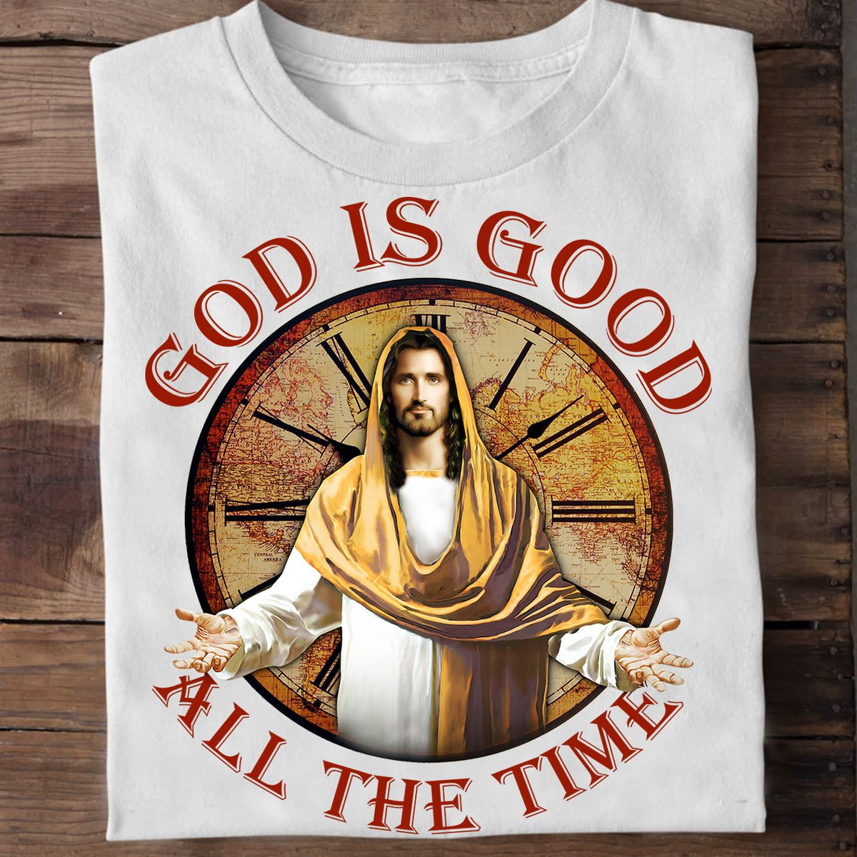 God is Good all the time T shirt, Nothing But The Blood Or Jesus T Shirt, Christian Shirts, God Lover, Jesus Gift Unisex Cotton T Shirt