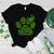 Paw St Patrick Shirt, Paw Print Shamrocks Shirt, Funny Cute Dog Cat Lover Shirt, St Patricks Day Gift