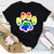 LGBT Shirts, Rainbow Pride Shirt, LGBT Ally Furry Pride Rainbow Fursuit Dog Paw Print T-Shirt
