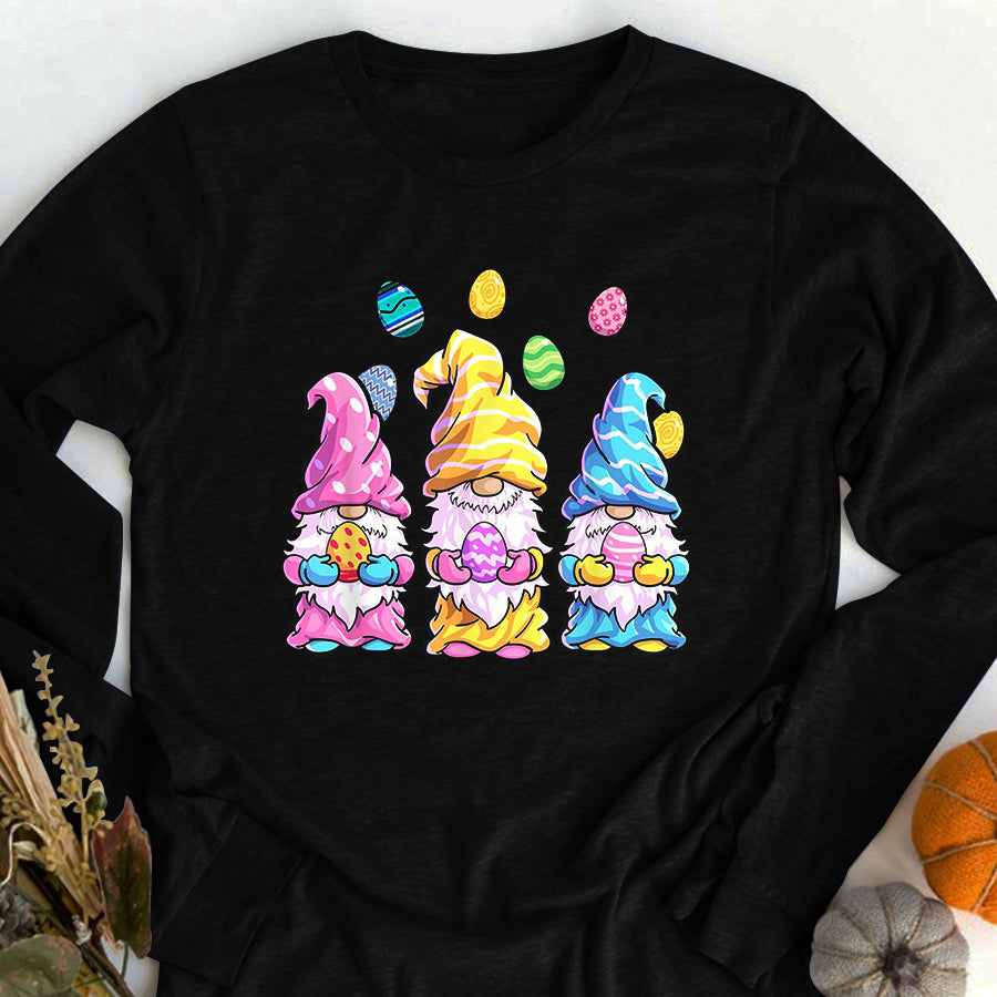 Easter Shirt Easter Outfit Easter Girls T-Shirt Gnome Easter Gift For Women
