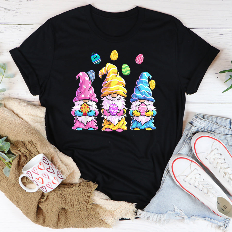 Easter Shirt Easter Outfit Easter Girls T-Shirt Gnome Easter Gift For Women