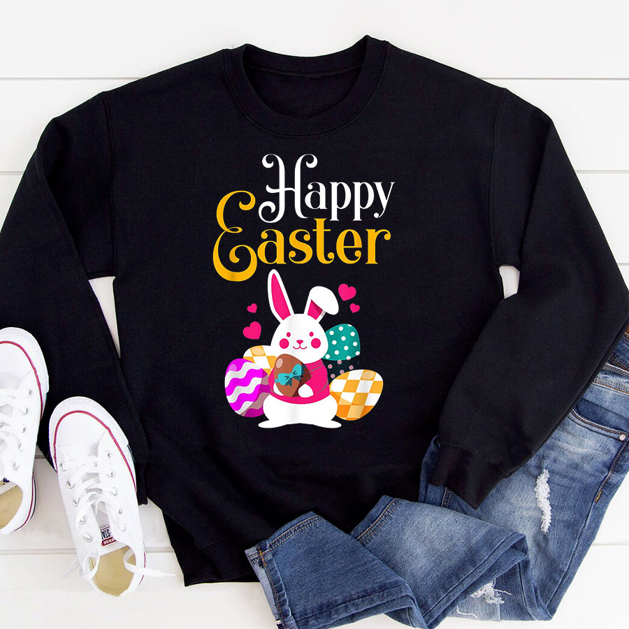 Easter Shirt Happy Easter T-Shirt Funny Easter Gift For Girls and Women