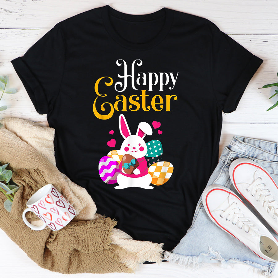Easter Shirt Happy Easter T-Shirt Funny Easter Gift For Girls and Women