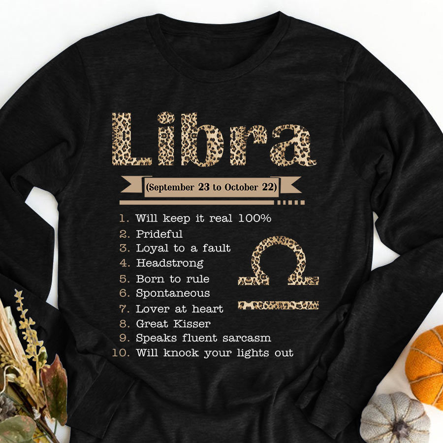 Libra Girl, Libra Birthday Shirts For Woman, Libra Birthday Month, Libra Cotton T-Shirt For Her