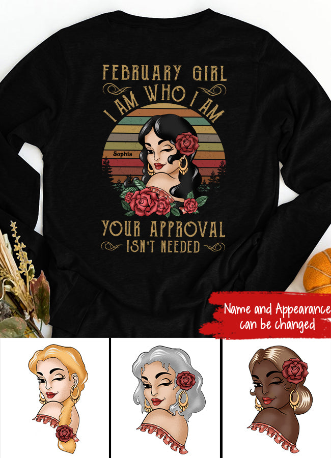 February Birthday Shirt, Custom Birthday Shirt, Queens Born In February, February Birthday Shirts For Woman, February Birthday Gifts