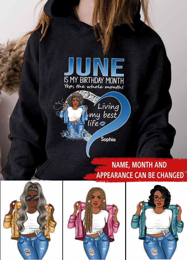 June Birthday Shirt, Custom Birthday Shirt, Queens was Born In June, June Birthday Shirts For Woman, June Birthday Gifts