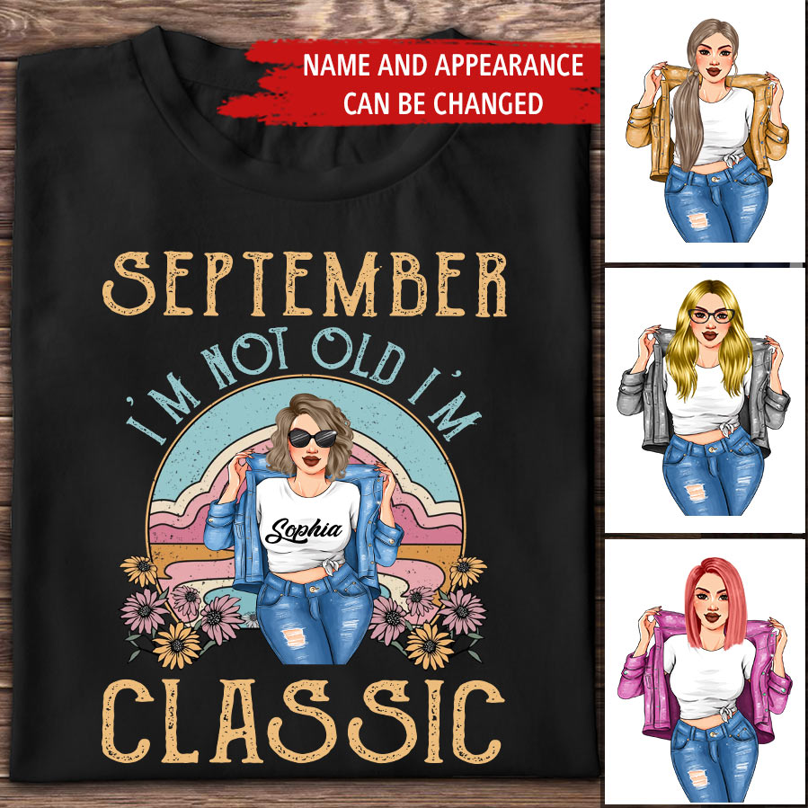 September Birthday Shirt, Custom Birthday Shirt, Queens are Born In September, September Birthday Shirts For Woman, September Birthday Gifts