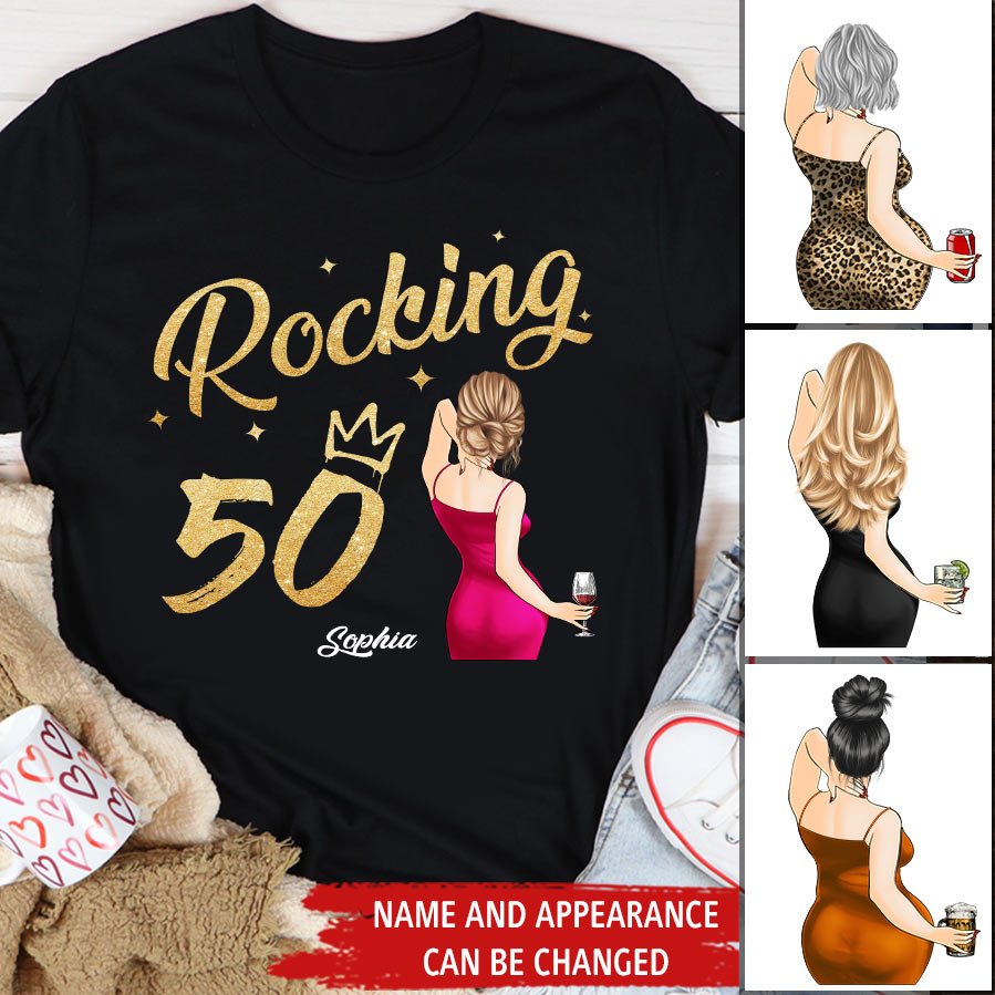 50th Birthday Shirts, Custom Birthday Shirts, Turning 50 Shirt, Gifts For Women Turning 50, 50 And Fabulous Shirt, 1973 Shirt, 50th Birthday Shirts For Her