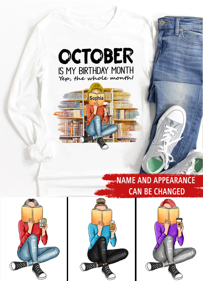 October Birthday Shirt, Custom Birthday Shirt, Queens are Born In October, October Birthday Shirts For Woman, October Birthday Gifts