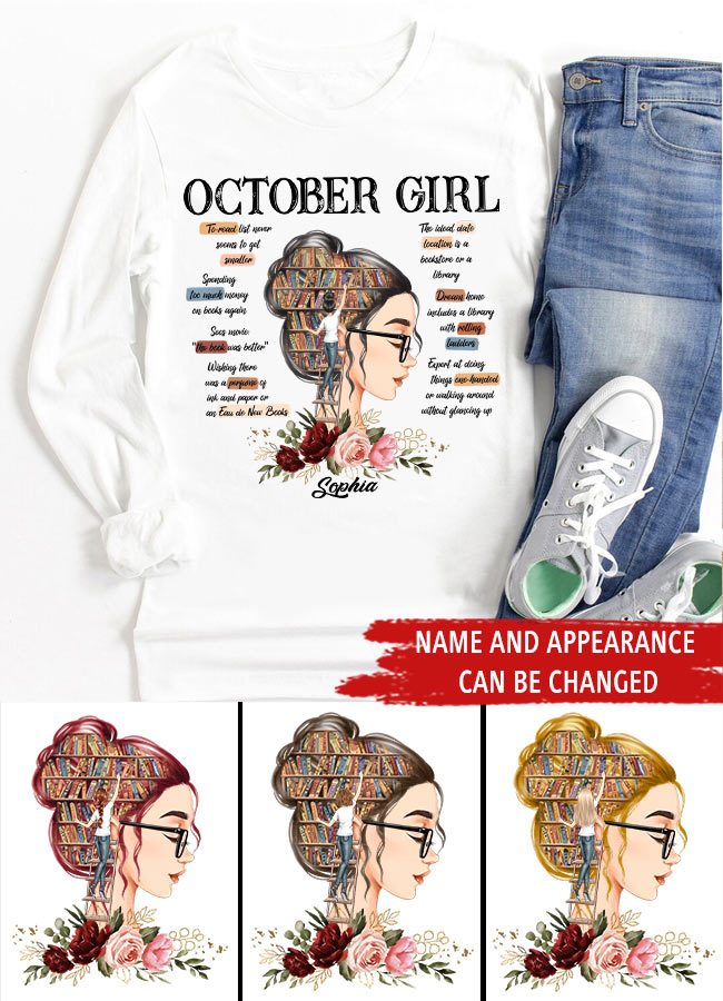 October Birthday Shirt, Custom Birthday Shirt, Queens are Born In October, October Birthday Shirts For Woman, October Birthday Gifts