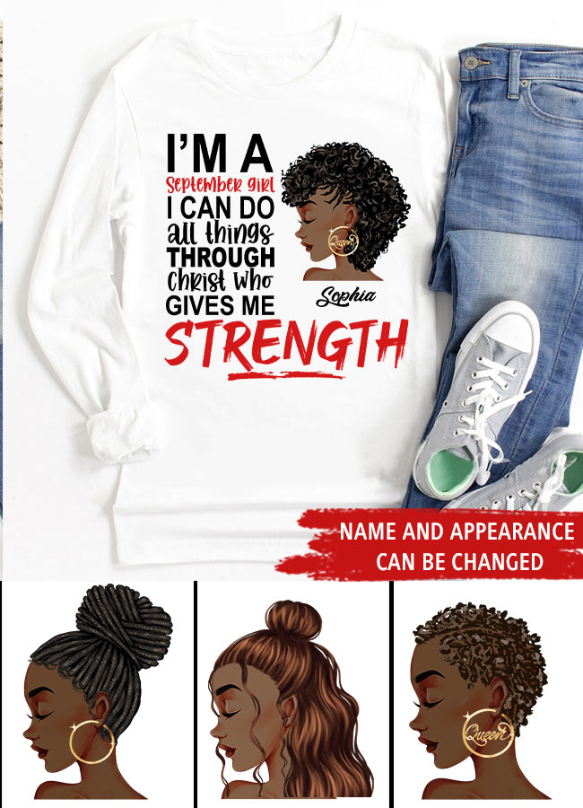 September Birthday Shirt, Custom Birthday Shirt, Queens are Born In September, September Birthday Shirts For Woman, September Birthday Gifts