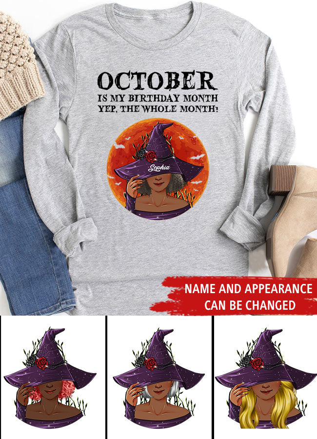 October Birthday Shirt, Custom Birthday Shirt, Queens are Born In October, October Birthday Shirts For Woman, October Birthday Gifts