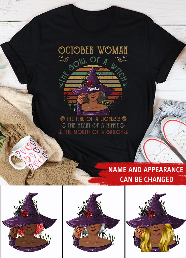 October Birthday Shirt, Custom Birthday Shirt, Queens Born In October, October Birthday Shirts For Woman, October Birthday Gifts