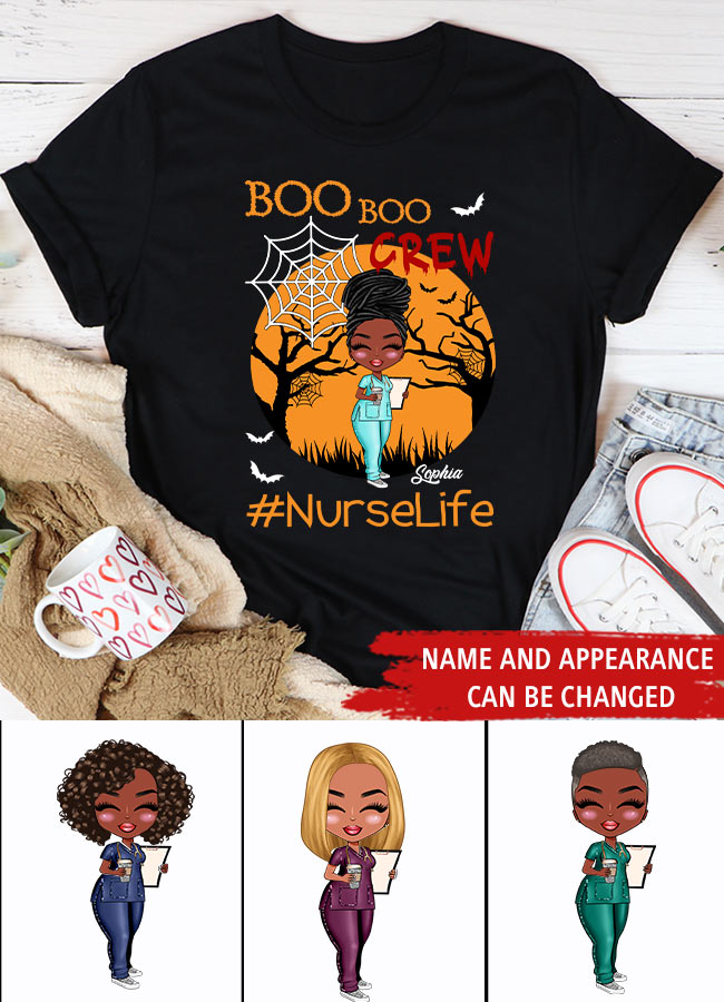 Nurse Life Nutrition Facts - Personalized T Shirt - Gift For Doctor &amp; Nurse - Glitter Leopard Design