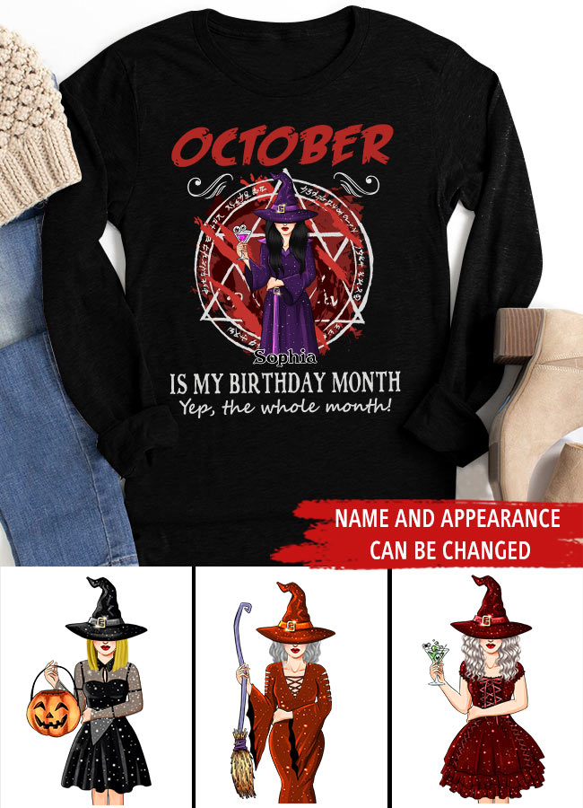 October Birthday Shirt, Custom Birthday Shirt, Queens Born In October, October Birthday Shirts For Woman, October Birthday Gifts