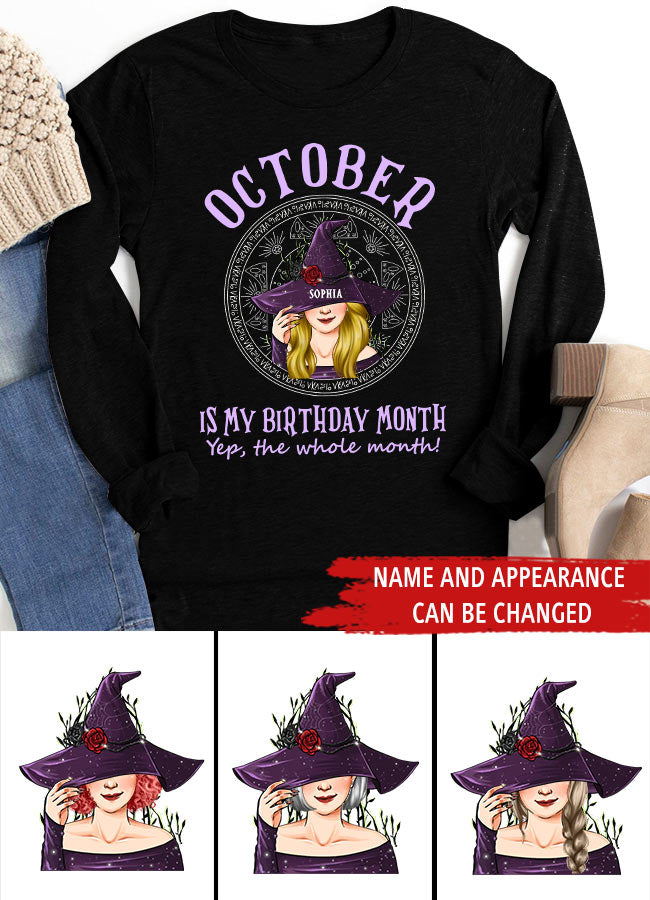 October Birthday Shirt, Custom Birthday Shirt, Queens Born In October, October Birthday Shirts For Woman, October Birthday Gifts