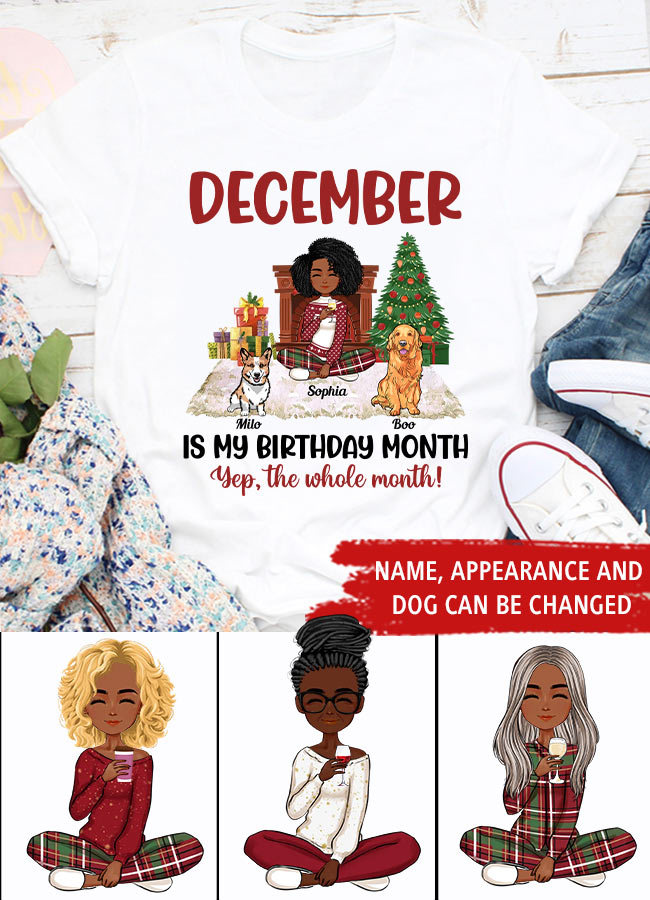 December Birthday Shirt, Custom Birthday Shirt, Queens Are Born In December, December Birthday Shirts For Woman, December Birthday Gifts