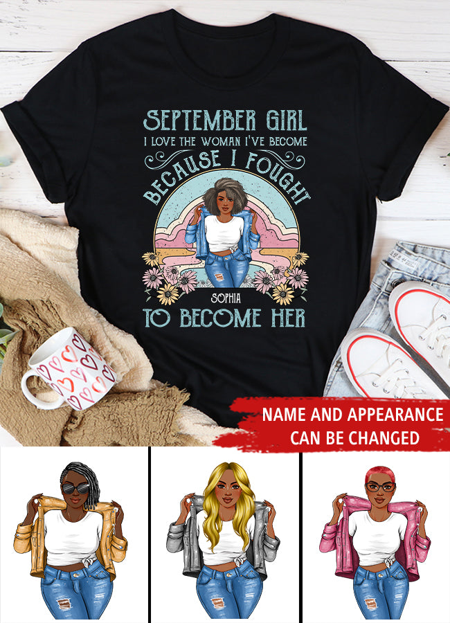 September Birthday Shirt, Custom Birthday Shirt, Queens are Born In September, September Birthday Shirts For Woman, September Birthday Gifts