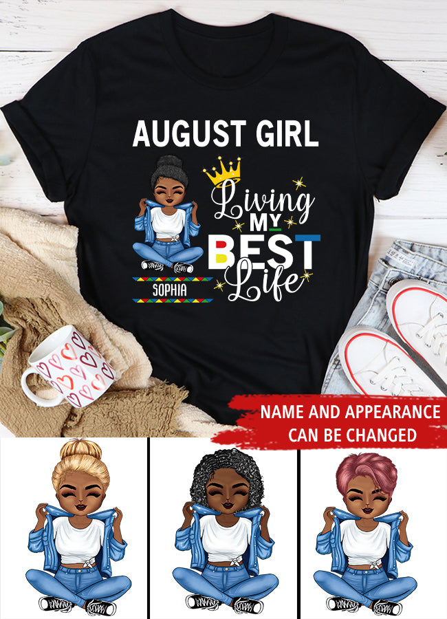 August Birthday Shirt, Custom Birthday Shirt, Queens are Born In August, August Birthday Shirts For Woman, August Birthday Gifts