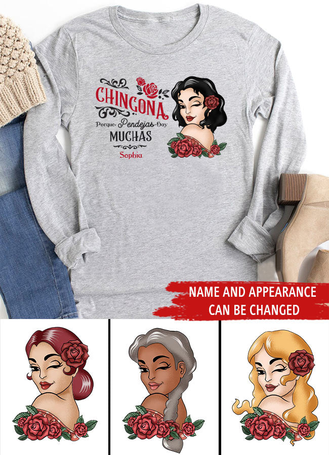 Chingona Porque Pendejas Hay Muchas, Personalized Shirt, Hispanic Heritage Month Gift For Hispanics