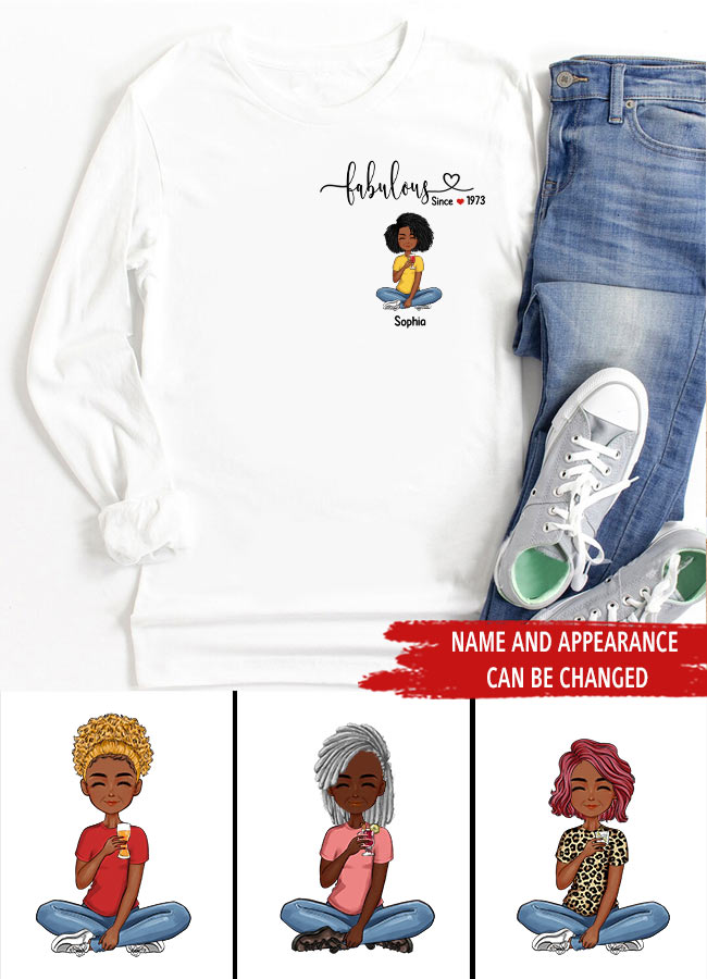 50th Birthday Shirts For Her, Personalised 50th Birthday Gifts, 1973 T Shirt, 50 And Fabulous Shirt, 50th Birthday Shirt Ideas