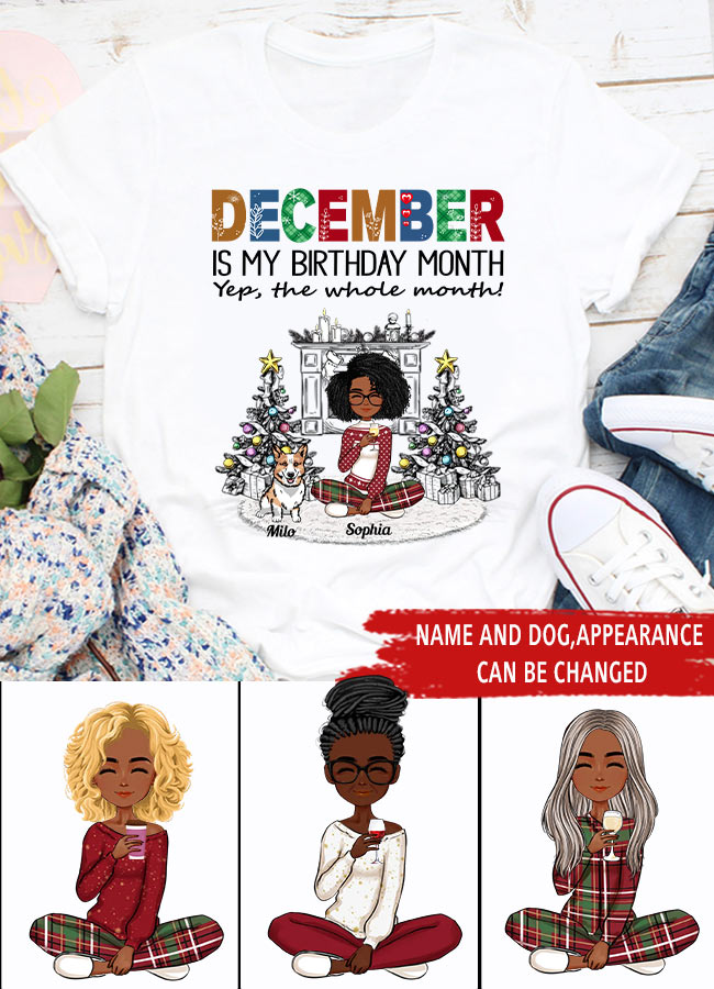 December Birthday Shirt, Custom Birthday Shirt, Queens Are Born In December, December Birthday Shirts For Woman, December Birthday Gifts