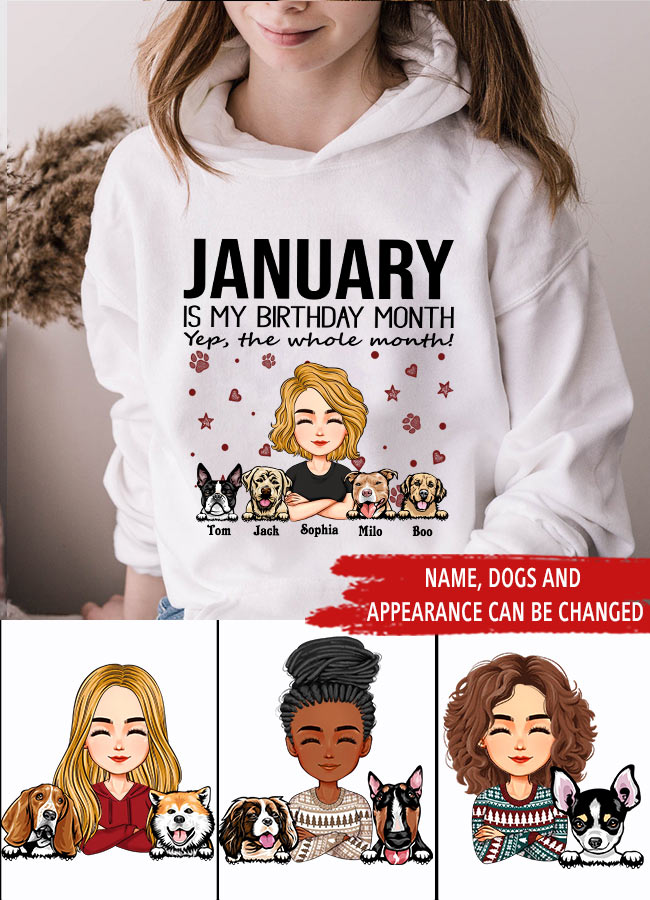 January Birthday Shirt, Custom Birthday Shirt, Queens Are Born In January, January Birthday Shirts For Woman, January Birthday Gifts