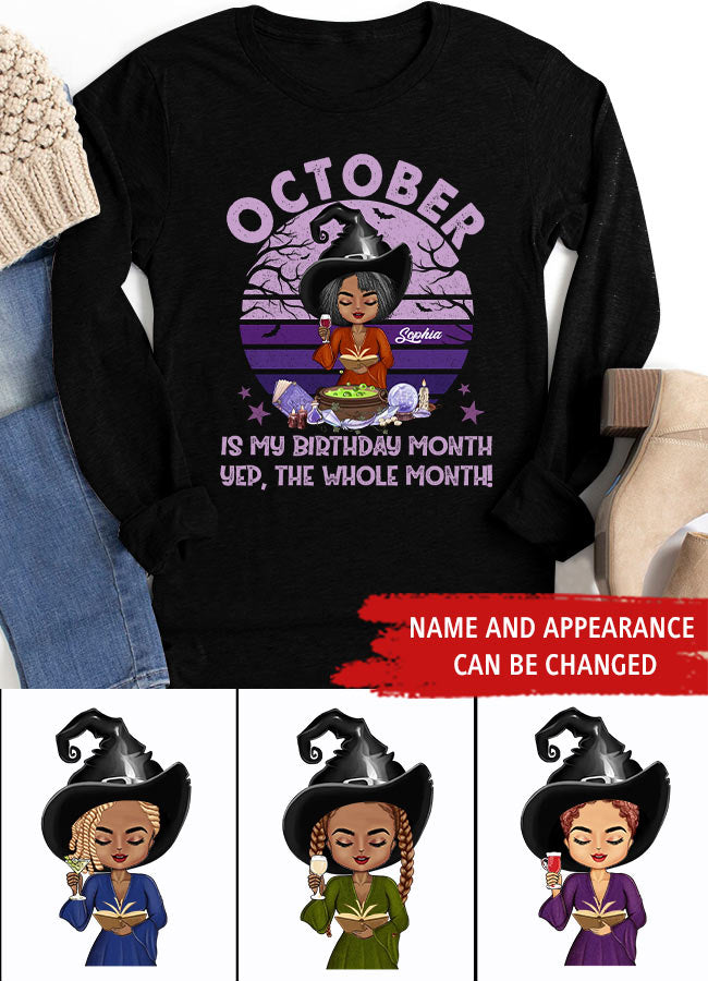 October Birthday Shirt, Custom Birthday Shirt, Queens Are Born In October, October Birthday Shirts For Woman, October Birthday Gifts