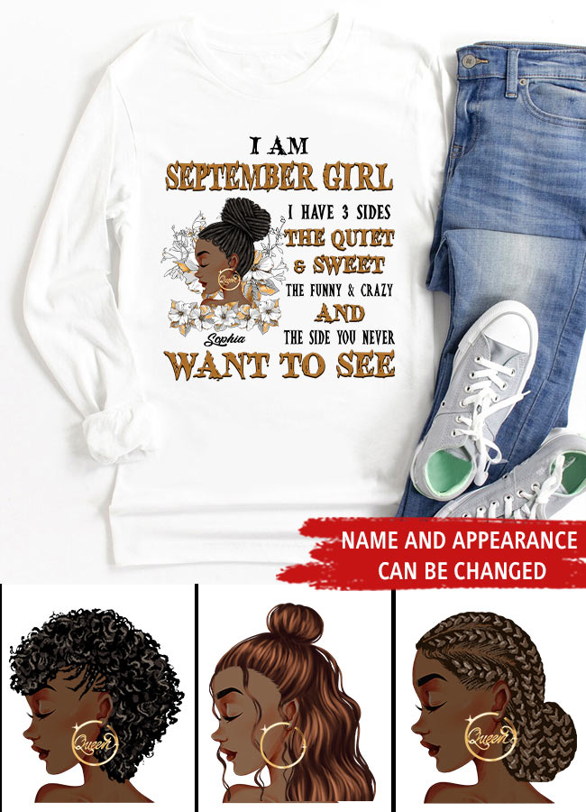 September Birthday Shirt, Custom Birthday Shirt, September Birthday Shirts For Woman, September Birthday Gifts