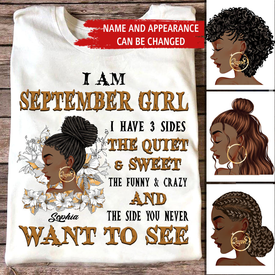 September Birthday Shirt, Custom Birthday Shirt, September Birthday Shirts For Woman, September Birthday Gifts