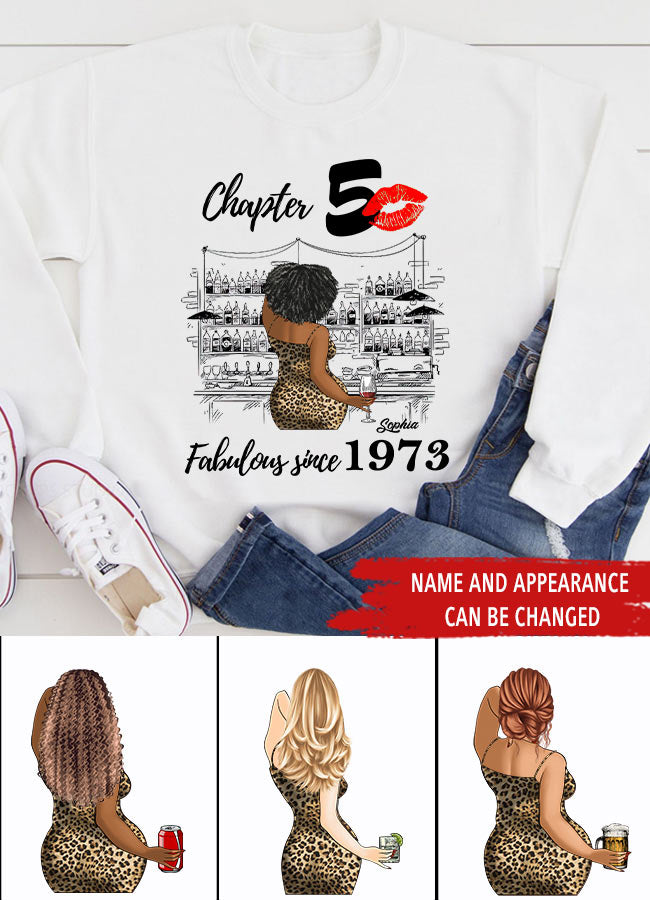 50th Birthday Shirts, Custom Birthday Shirts, Turning 50 Shirt, Gifts For Women Turning 50, 50 And Fabulous Shirt, 1973 Shirt, 50th Birthday Shirts For Her