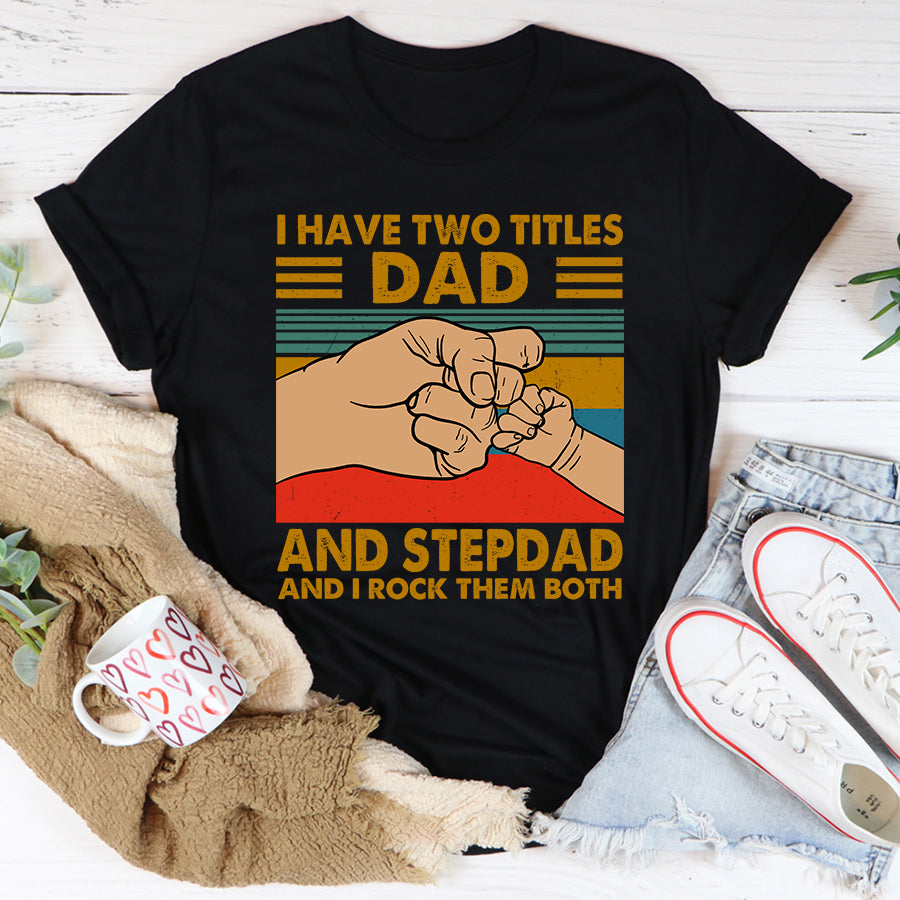 Father‘s Day T Shirts, Father’s Day Gift Ideas For Dad, Step Dad Shirt, Bonus Dad Shirt, Fathers Day Shirts For Dad, Father Day Gift