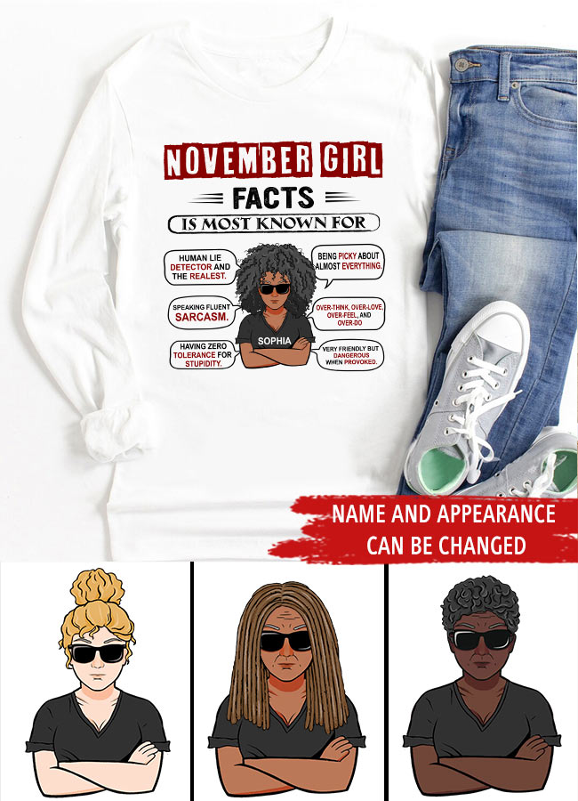 November Birthday Shirt, Custom Birthday Shirt, Queens Born In November, November Birthday Shirts For Woman, November Birthday Gifts