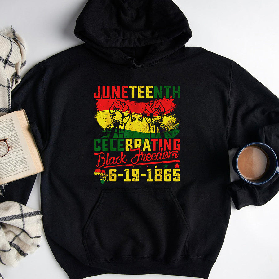 Juneteenth Shirt Juneteenth Celebrating Black Freedom 1865 African American T-Shirt