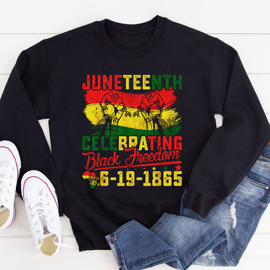 Juneteenth Shirt Juneteenth Celebrating Black Freedom 1865 African American T-Shirt