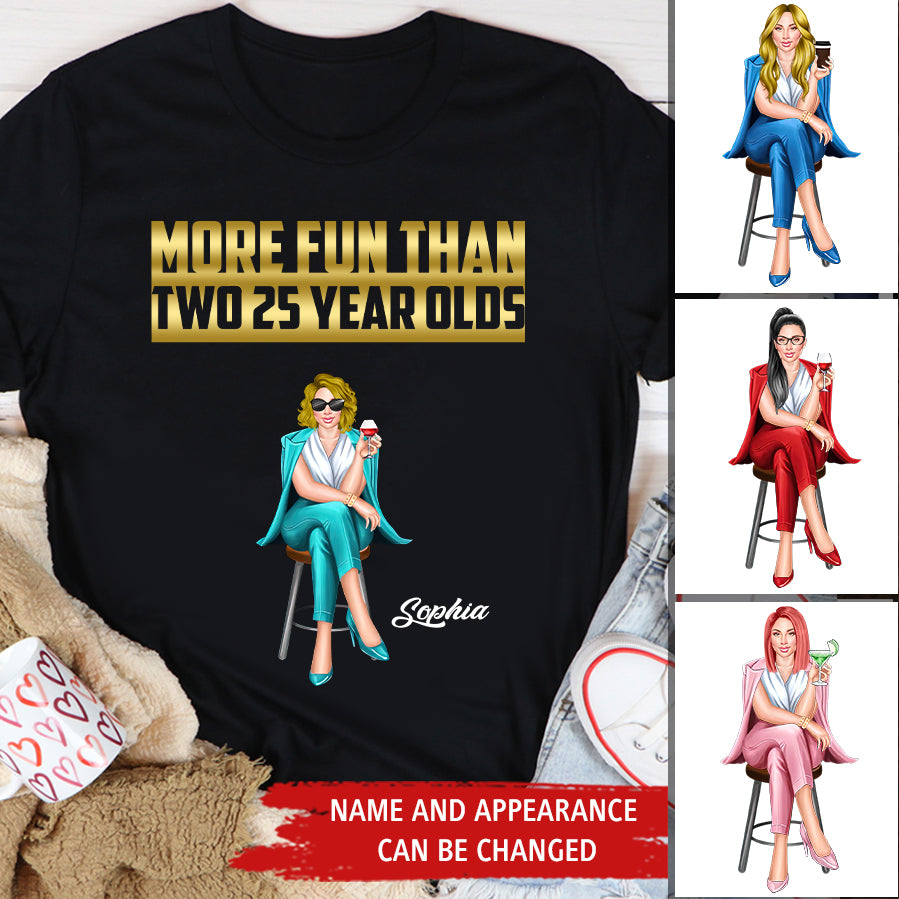 Fiffty Shirt I&#39;m 50 - Vintage 1972 Shirt, 50th Birthday Unique Gifts For Woman, 50th Birthday Ideas, Turning 50 Years Old Cotton Shirt