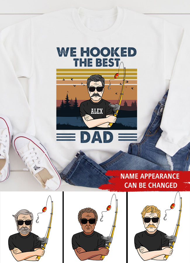Personalized Fathers Day Shirts, Father‘s Day T Shirts, Fathers Day Fishing Shirt, Fathers Day Shirts For Dad, Happy Fathers Day Shirts, Father Day Gift