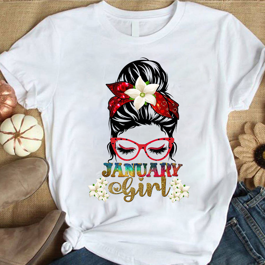 January Birthday Shirt, Birthday Shirt, Queens Born In January, January Birthday Gifts, January Shirts For Woman