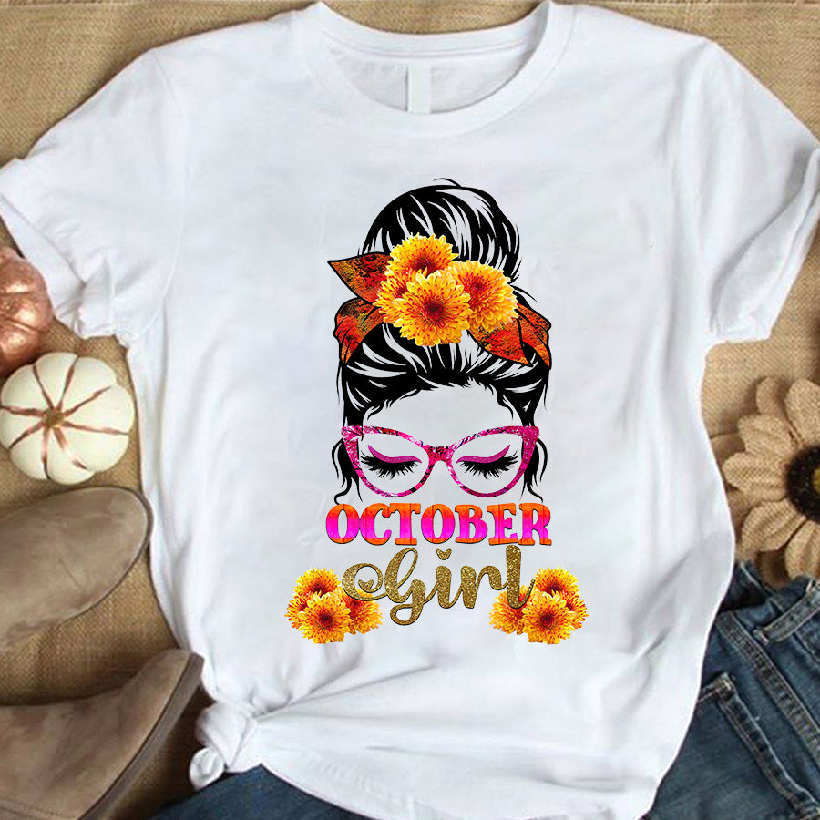 October Birthday Shirt, Birthday Shirt, Queens Born In October, October Birthday Gifts, October Shirts For Woman