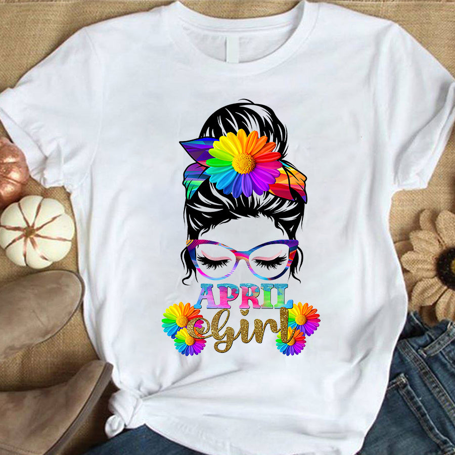 April Birthday Shirt, Birthday Shirt, Queens Born In April, April Birthday Gifts, April Shirts For Woman