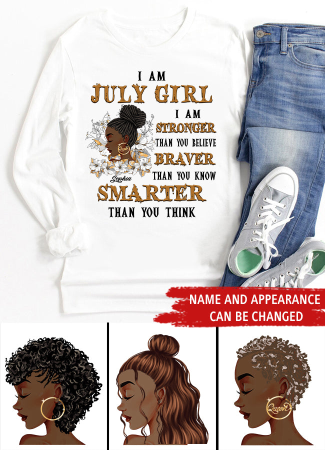 July Birthday Shirt, Custom Birthday Shirt, Queens Born In July, July Birthday Gifts, July Shirts For Woman