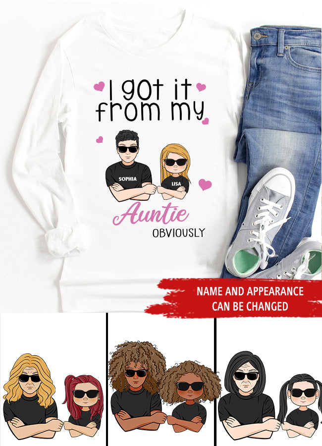 Personalized Gifts For Auntie, Auntie Shirt, Auntie Tees, Auntie Gift Ideas, Auntie Gifts From Nephew, Gift For Auntie