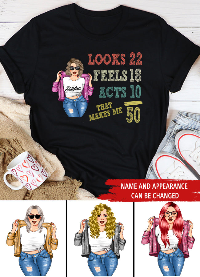 50th Birthday Shirts, Custom Birthday Shirts, Turning 50 Shirt, Gifts For Women Turning 50, 50 And Fabulous Shirt, 1973 Shirt