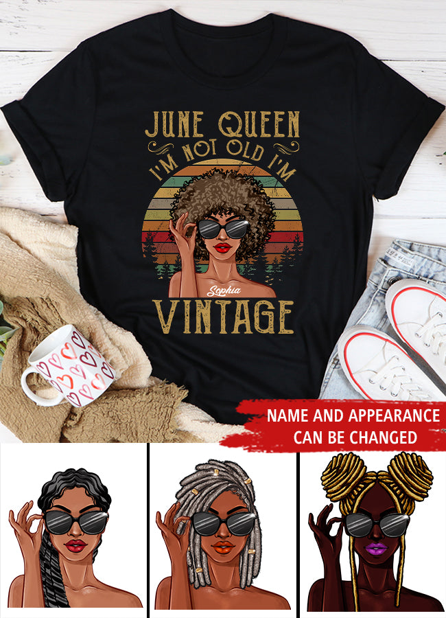 June Birthday Shirt, Custom Birthday Shirt, Queens Born In June, June Birthday Shirts For Woman, June Birthday Gifts