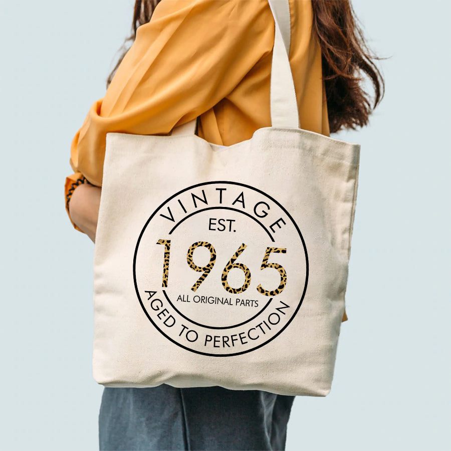 57th Birthday, Fabulous Since 1965 Turning 57 Birthday, Gifts For Women Turning 57, 57 And Fabulous Tote Bag - Birthday Gift For Her, Girl, Woman