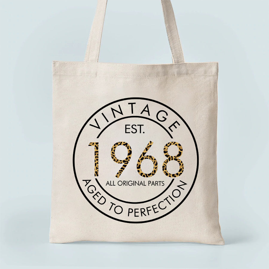 54th Birthday, Fabulous Since 1968 Turning 54 Birthday, Gifts For Women Turning 54, 54 And Fabulous Tote Bag - Birthday Gift For Her, Girl, Woman